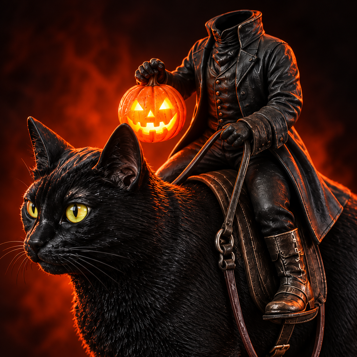 MOVAEL Midnight Pumpkin Knight