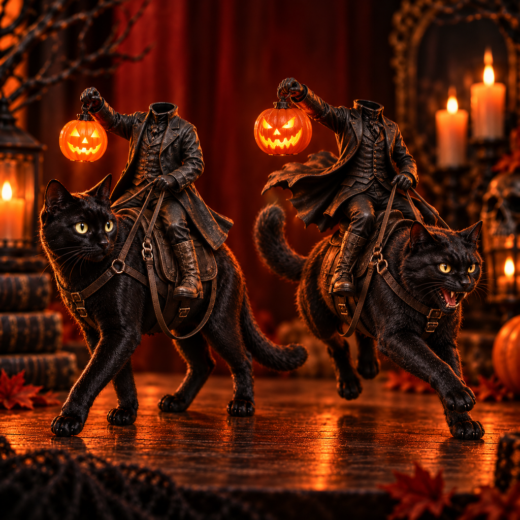 MOVAEL Midnight Pumpkin Knight