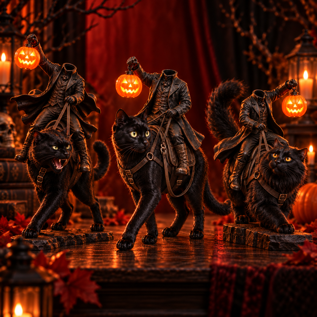 MOVAEL Midnight Pumpkin Knight